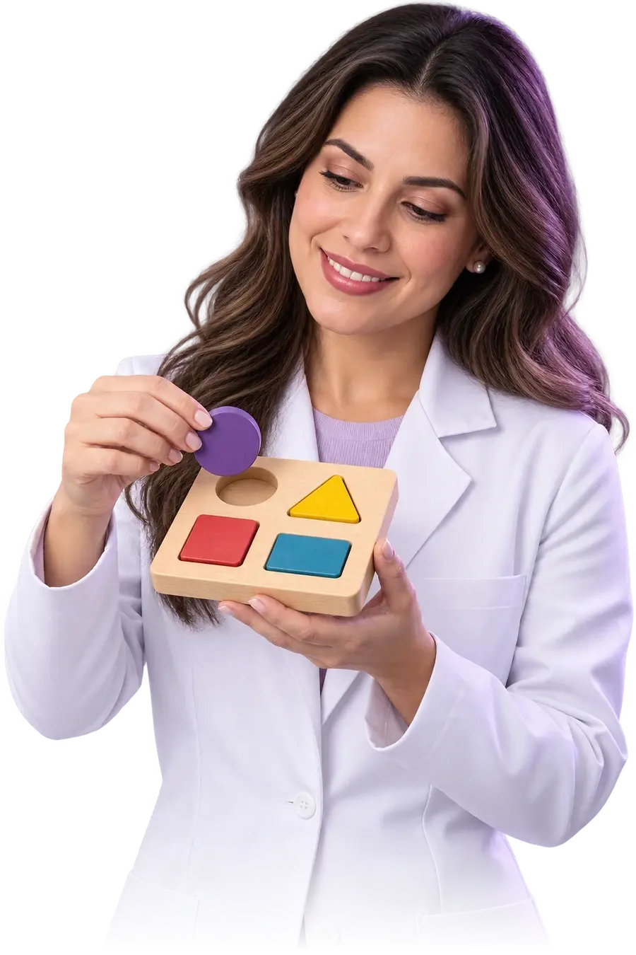 Cena ilustrativa gerada por IA representando o atendimento de neuropsicologia.
